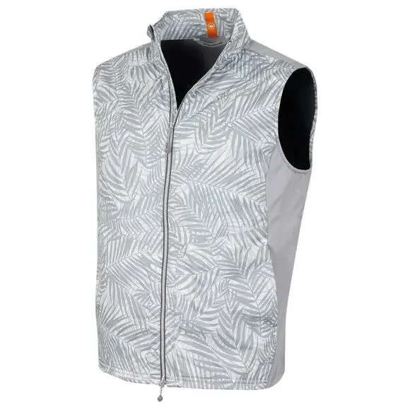 Peter Millar Crown Sport Hyperlight Fuse Elite Quilted Vest Jacket Gray M $200 - Picture 4 of 16